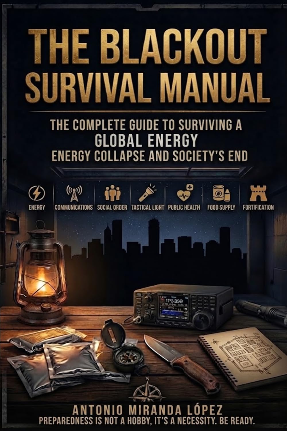 Portada de THE BLACKOUT SURVIVAL MANUAL The Complete Guide to Surviving a Global Energy Collapse and Society's End